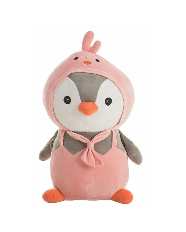 Pink penguin plush toy from BigBuy Fun, 80 cm soft stuffed animal, ideal for cuddling and play in the speelgoed en games category.