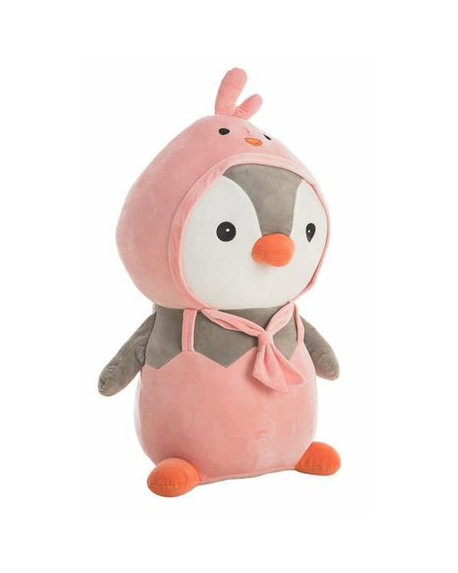 Pink penguin plush toy from BigBuy Fun, 65 cm soft stuffed animal, ideal for cuddling and play.