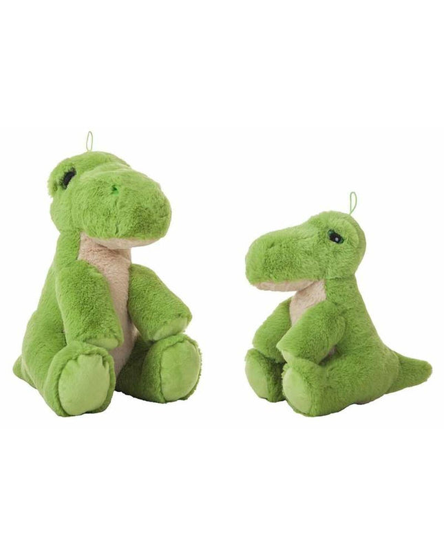 Green dinosaur plush toy from BigBuy Kids, 36 cm soft stuffed dinosaur for children, with detailed plush fabric.