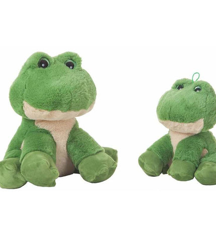 Soft green plush frog toy from BigBuy Kids, 26 cm, ideal for cuddling and play in the plush toys and games category.