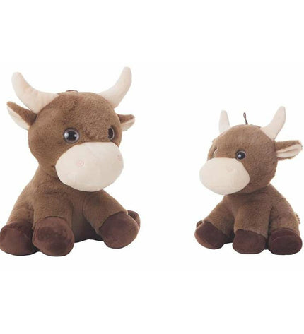Soft plush cow toy from BigBuy Kids, 36 cm tall, perfect for cuddling and play, part of the soft toy and games collection.