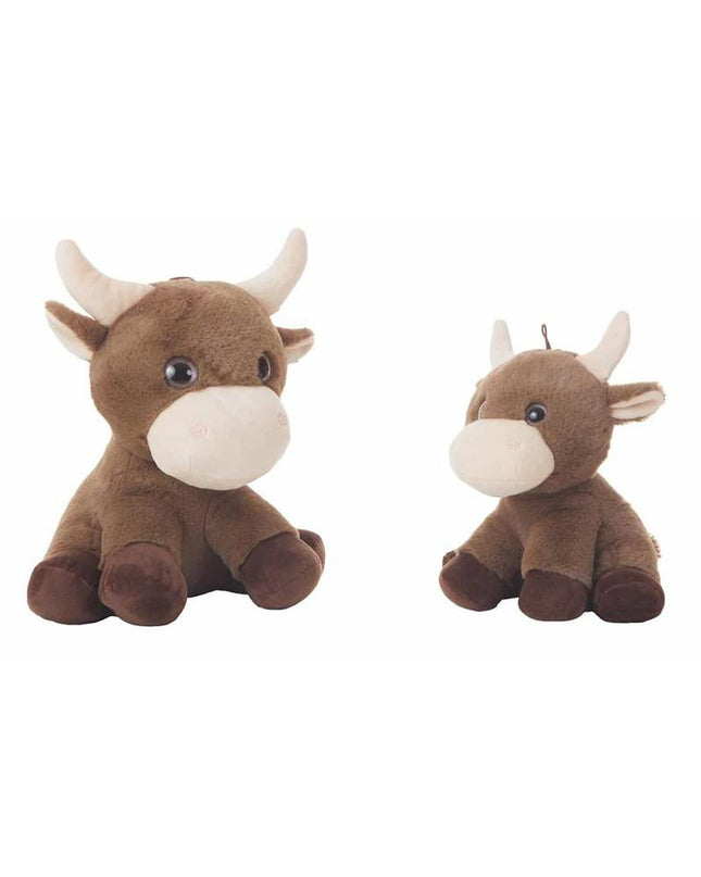 Soft plush cow toy from BigBuy Kids, 36 cm tall, perfect for cuddling and play, part of the soft toy and games collection.