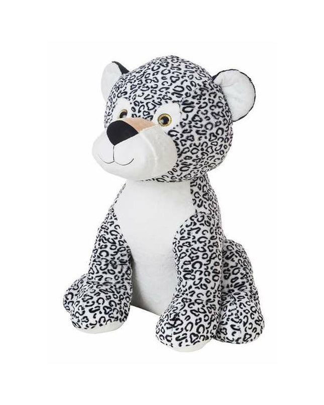 Gray plush leopard toy Jeni from BigBuy Kids, 80 cm soft stuffed animal perfect for children’s play and cuddling.