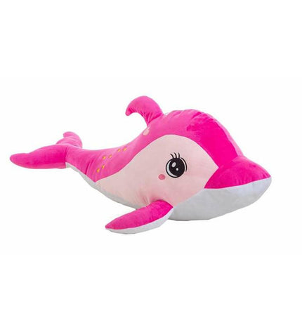 Soft plush dolphin toy from BigBuy Fun, 50 cm, ideal for children, featuring a cuddly, realistic dolphin design.