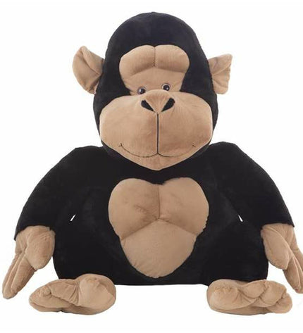 BigBuy Kids Kira Gorilla plush toy, 90 cm soft stuffed animal perfect for children, with realistic gorilla features and cuddly fur.