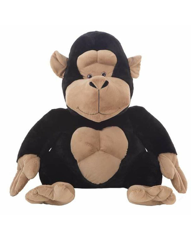 BigBuy Kids Kira Gorilla plush toy, 90 cm soft stuffed animal perfect for children, with realistic gorilla features and cuddly fur.