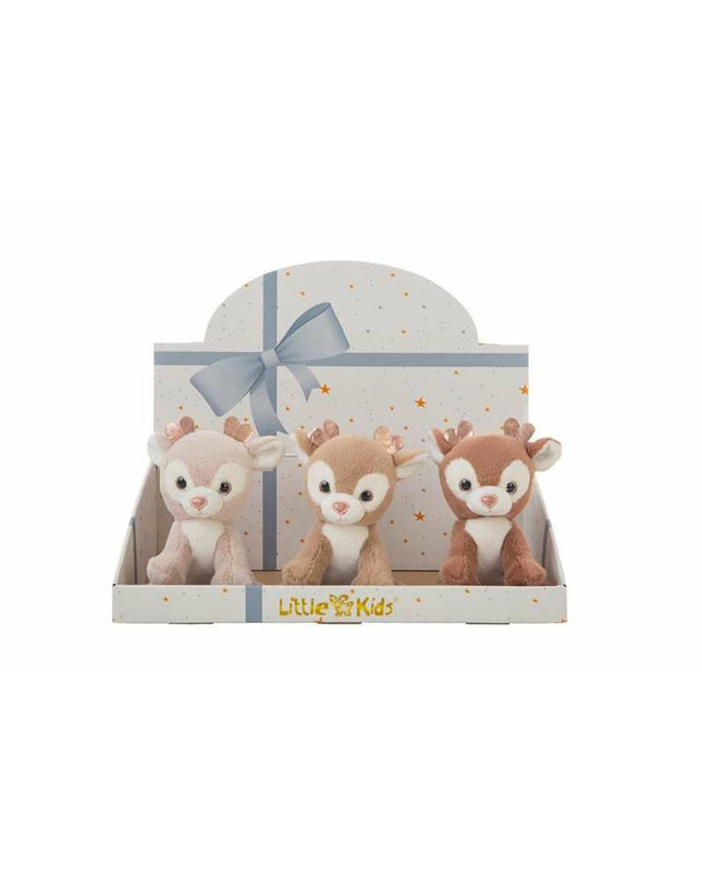Soft plush reindeer toy from BigBuy Kids, featuring a cute reindeer design, ideal for children’s cuddly play and comfort.