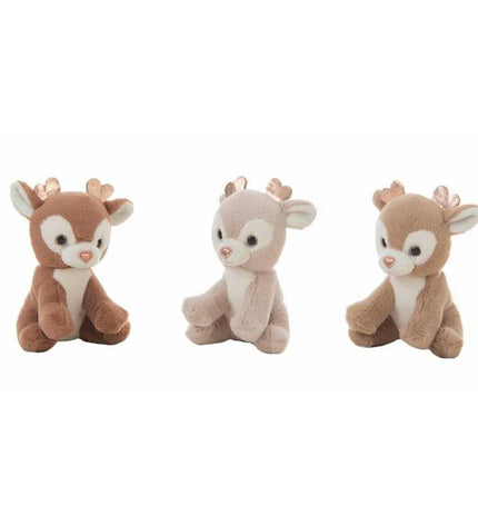 Soft plush reindeer toy from BigBuy Kids, adorable stuffed animal suitable for children, featuring a cute reindeer design.