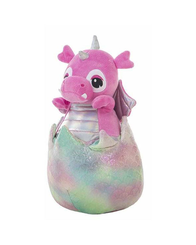 Soft plush baby dragon toy from BigBuy Fun, 25 cm, cute and cuddly stuffed animal for children.