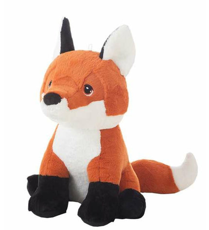 Soft Ray Fox plush toy by BigBuy Fun, 30 cm tall, featuring detailed fox design, perfect for children’s cuddly play and comfort.