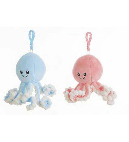 Soft plush octopus toy from BigBuy Fun, Pepe Knuffel Pulpo, ideal for cuddling and play, in vibrant colors and soft fabric.