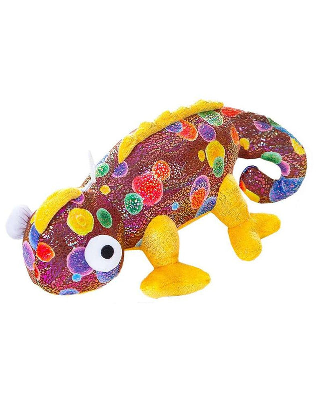 Soft Eli Kameleon plush toy from BigBuy Kids, colorful chameleon character for cuddling and play in the speelgoed en games category.