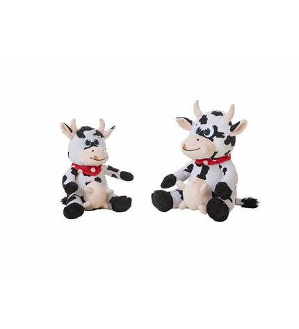 Soft plush cow toy, 26 cm from BigBuy Kids, ideal for children’s cuddly play and comfort.