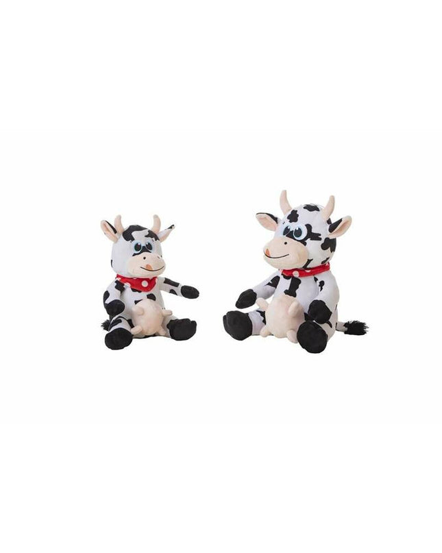 Soft plush cow toy, 26 cm from BigBuy Kids, ideal for children’s cuddly play and comfort.