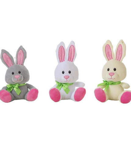 Soft plush 24cm bunny toy from BigBuy Kids, featuring a cute, cuddly rabbit design for children’s play and comfort.