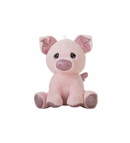 Soft plush pig toy from BigBuy Kids, 32 cm, perfect for cuddling and play, featuring a cute pig design with detailed features.