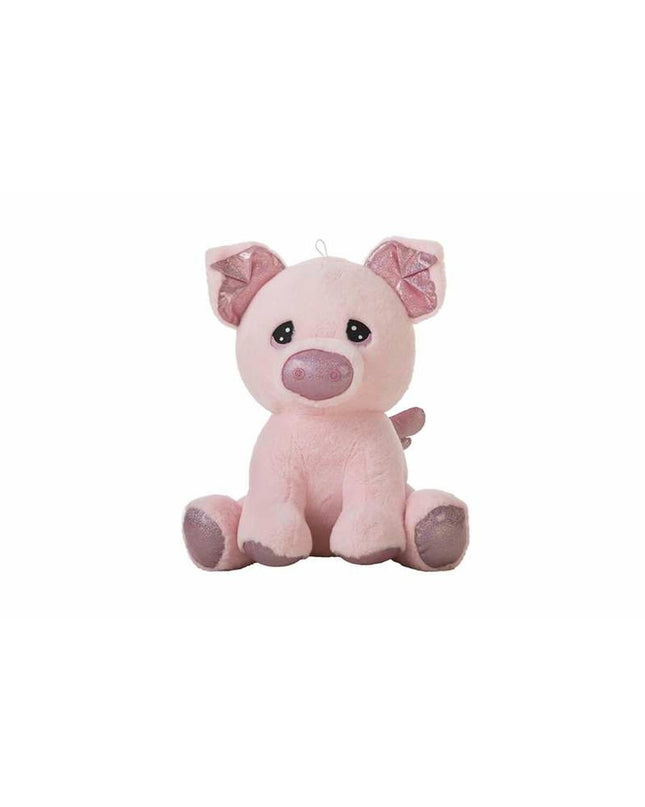 Soft plush pig toy from BigBuy Kids, 32 cm, perfect for cuddling and play, featuring a cute pig design with detailed features.