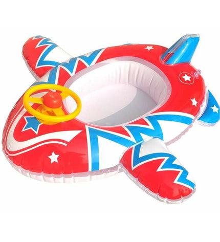 Red 90 cm inflatable boat by BigBuy Kids, suitable for outdoor play and water games, featuring bright red color and durable design.