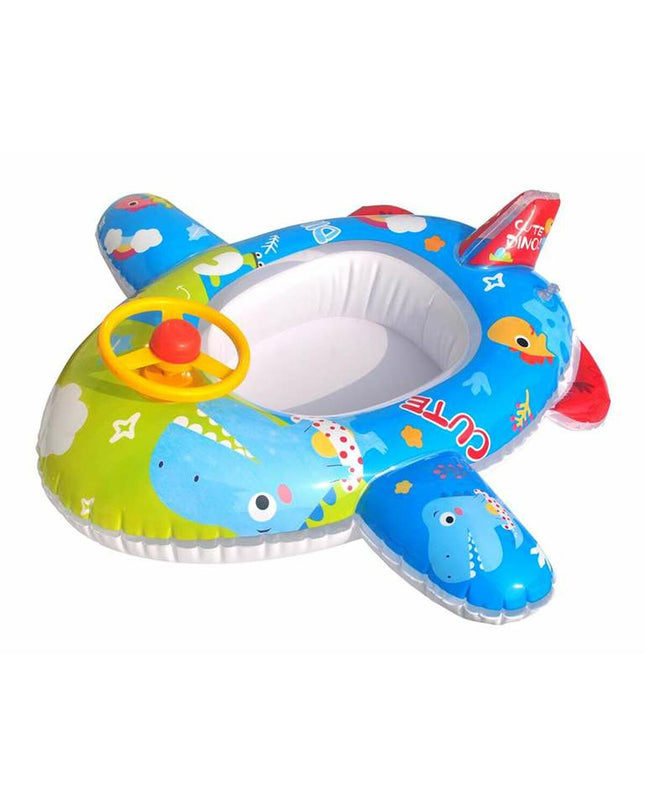 Red 90 cm inflatable boat toy by BigBuy Kids, suitable for outdoor play and water activities.