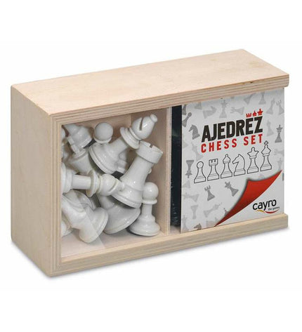 Cayro chess game set with wooden pieces and board, perfect for strategic gameplay and family fun.