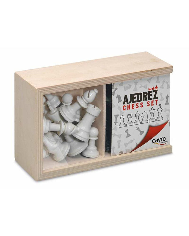 Cayro chess game set with wooden pieces and board, perfect for strategic gameplay and family fun.
