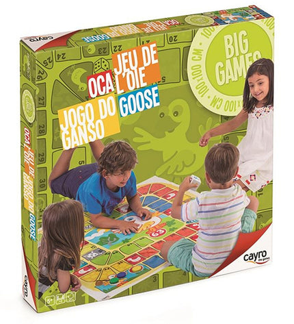 Giant Goose Cayro board game from Cayro, 100x100 cm, colorful toy and game accessory for family fun and entertainment.