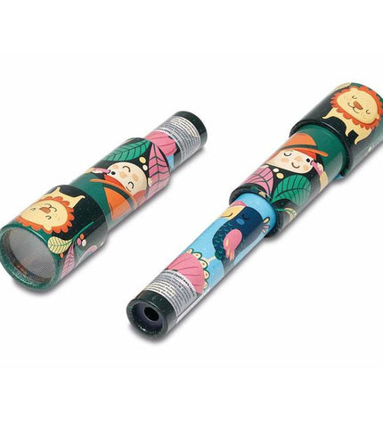 Colorful Cayro kaleidoscope toy with vibrant patterns and reflective glass, designed for fun and imaginative play.