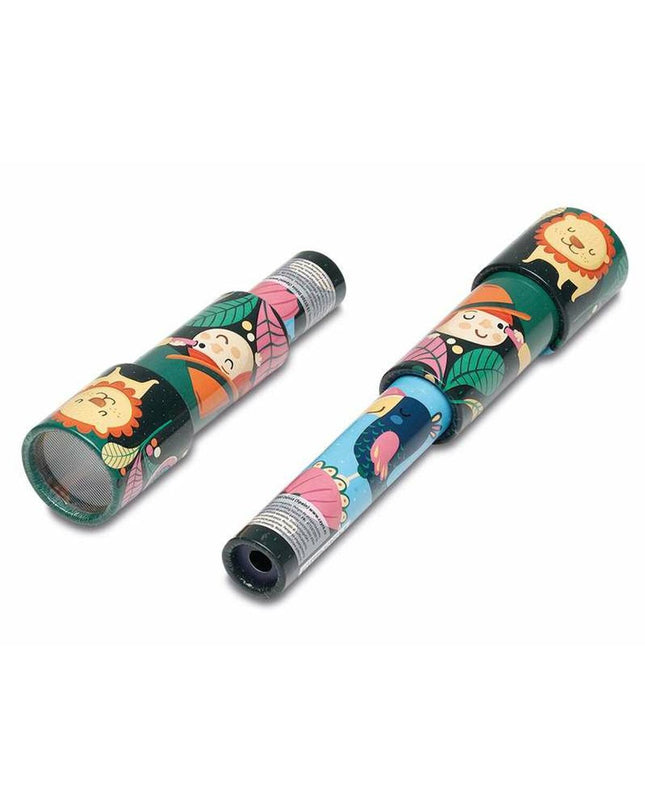 Colorful Cayro kaleidoscope toy with vibrant patterns and reflective glass, designed for fun and imaginative play.