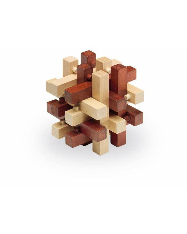 Cayro puzzle toy from Cayro's brain teasers collection, featuring colorful puzzle pieces on a flat surface.