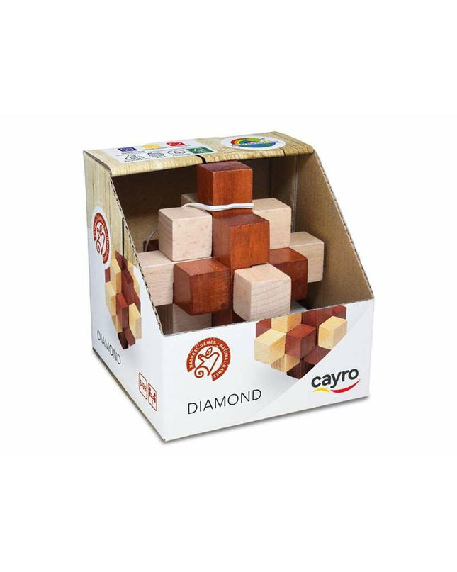 Cayro puzzle toy and brain teaser in colorful packaging, designed for children to develop problem-solving skills.