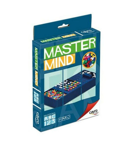 BG Games Master Mind Travel board game for kids, featuring colorful pegs and game board for strategic gameplay.