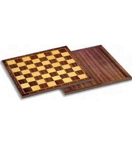 Cayro T-133 wooden chess and checkers game board with detailed craftsmanship and classic design for strategic gameplay.