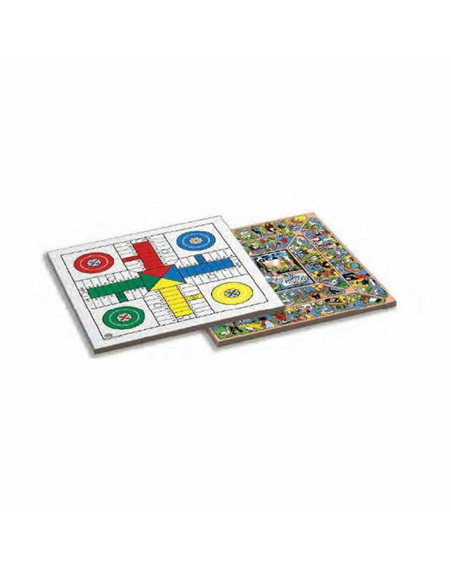 Cayro Parchis en Oca game board, 40x40 cm, colorful plastic game surface for children’s board games and family fun.