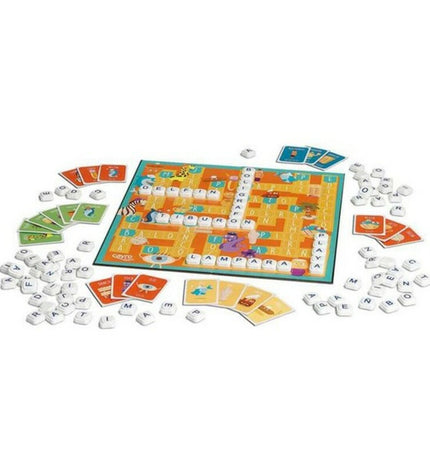 Cayro Mi Primer Juego De Palabras educational board game for kids, with colorful game pieces and instructions visible in the image.