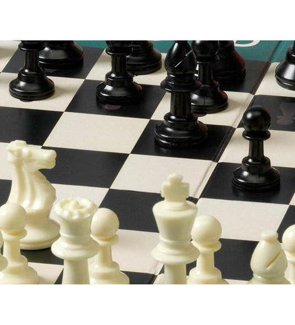 Cayro My First Chess set with colorful chess pieces and board, designed for children to learn and play chess easily.