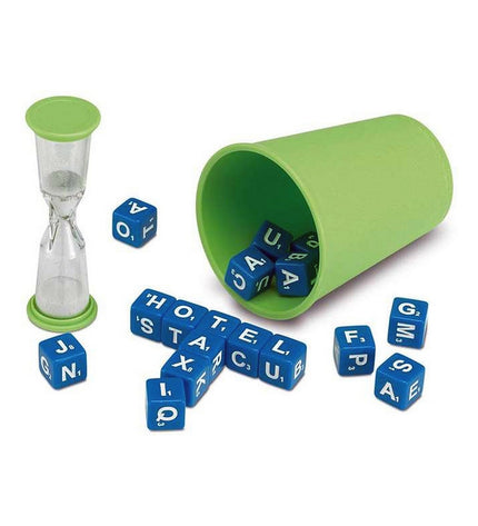 Cayro Cross Dices board game with colorful dice and game pieces for fun family gameplay, colorful playing area with game components.