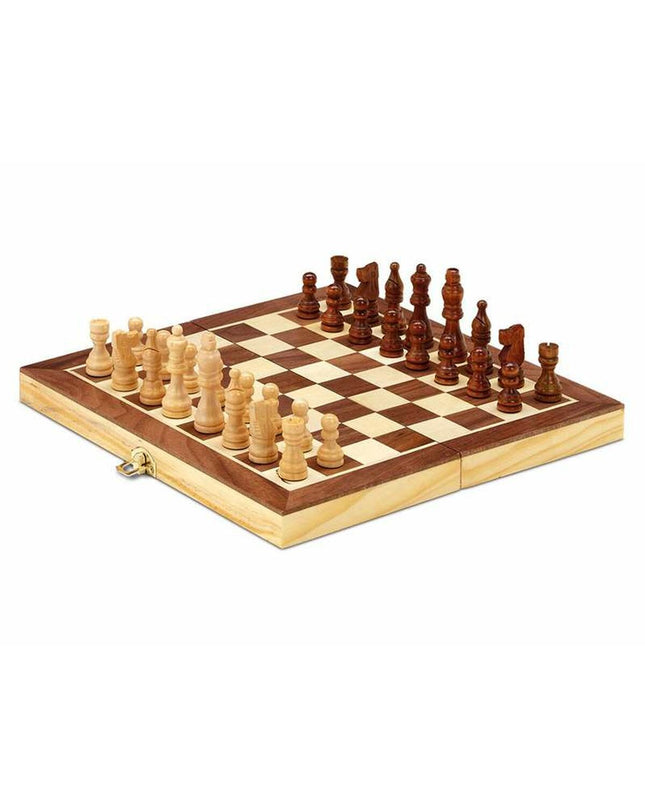 Cayro chess game set with wooden pieces on a board, suitable for strategy play and family game nights.