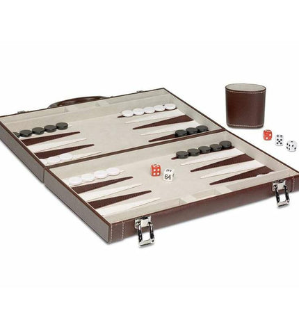 Cayro Backgammon game set with colorful game board and pieces for playing backgammon, a classic strategy game.