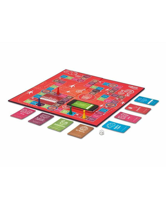 Cayro Quizzers board game with colorful game pieces and question cards for fun quiz gameplay, shown on a flat surface