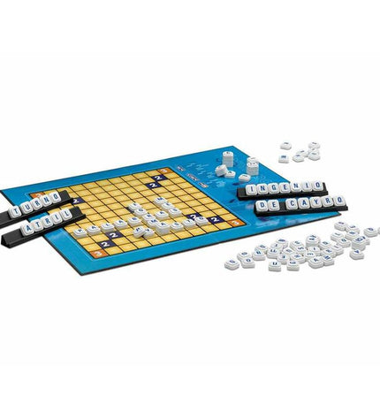 Cayro Woordspel Cayro board game with colorful pieces and game components for educational word play and family fun.