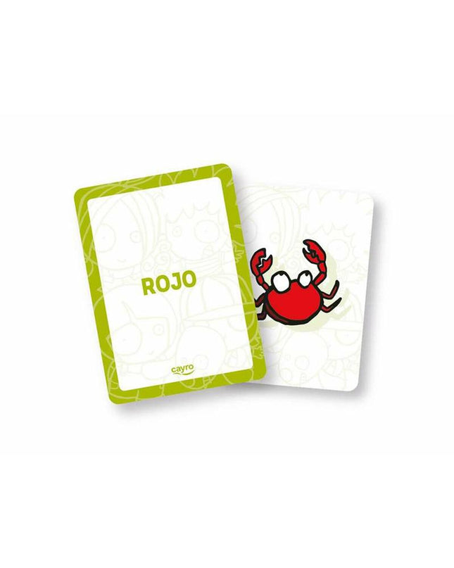 Cayro educatief speelgoed en spel met kleurrijke spelstenen en kaartjes voor kinderactiviteiten en leerplezier