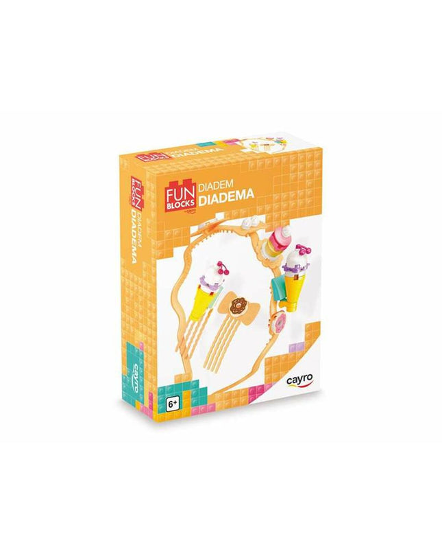 Cayro Bouwspel Cayro hoofdband, colorful toy and game accessory with playful design and adjustable strap for children.