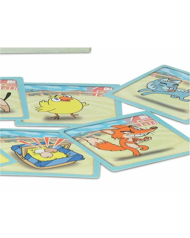Cayro Co-Co-Pío educational game for children, colorful wooden pieces and game board for fun learning activities.