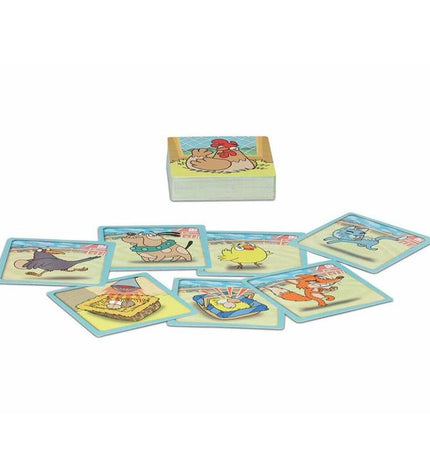 Cayro Co-Co-Pío educational game featuring colorful wooden pieces and game components for children.