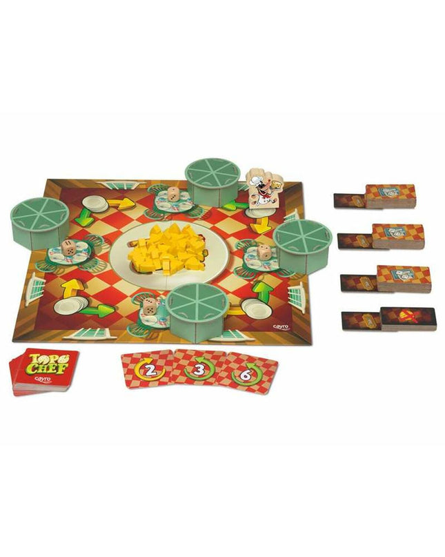 Cayro board game with colorful cards and game pieces for family fun and strategic play.
