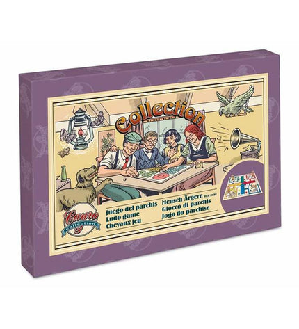 Cayro Parchis board game with colorful game pieces and dice, perfect for family gaming sessions and entertainment.