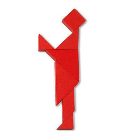 Cayro Tangram puzzle toy with colorful geometric shapes for children, part of Cayro's speelgoed en games collection.