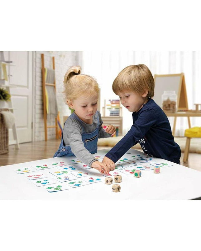 Cayro board game with colorful cards and game pieces, designed for family fun and strategic gameplay.