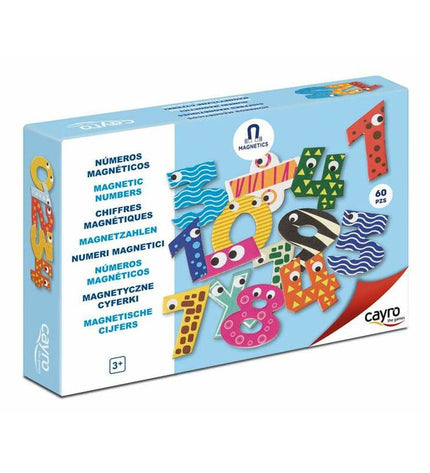 Magnetisch Spel Cayro with colorful magnetic pieces arranged on a white background, designed for fun educational gameplay.