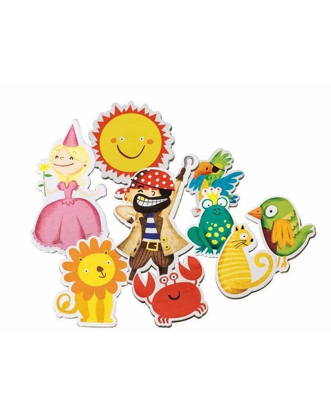 Set of 36 Cayro educational game pieces for kids, colorful plastic tokens and game accessories for learning and play.